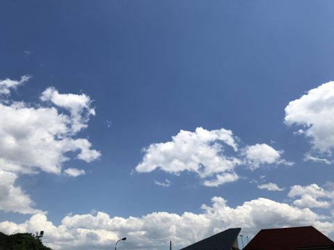 版権フリーの空と雲の写真素材