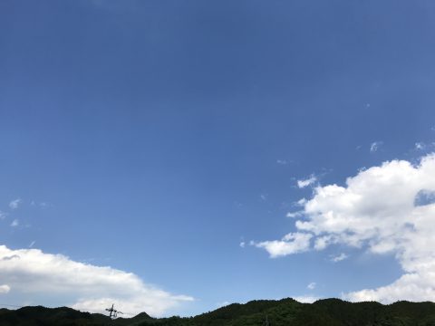 版権フリーの空と雲の写真素材