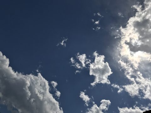 版権フリーの空と雲の写真素材