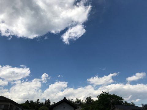 版権フリーの空と雲の写真素材