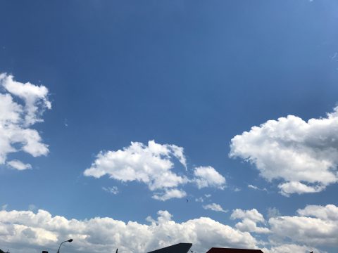 版権フリーの空と雲の写真素材