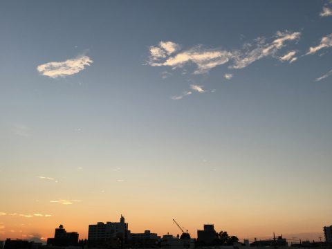 版権フリーの空と雲の写真素材