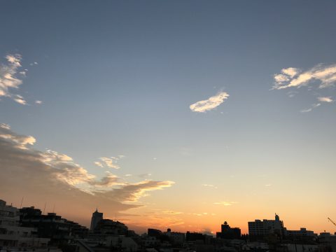 版権フリーの空と雲の写真素材