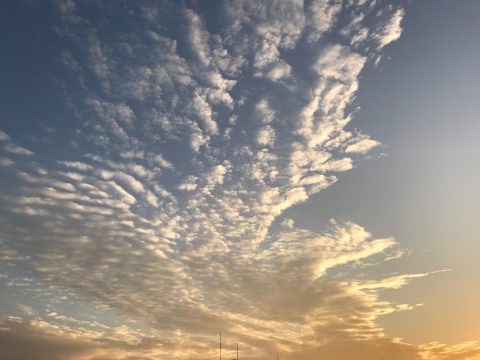 版権フリーの空と雲の写真素材