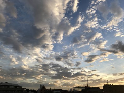 版権フリーの空と雲の写真素材