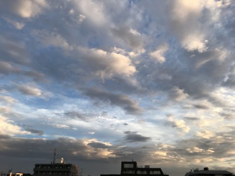 版権フリーの空と雲の写真素材