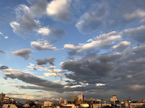 版権フリーの空と雲の写真素材