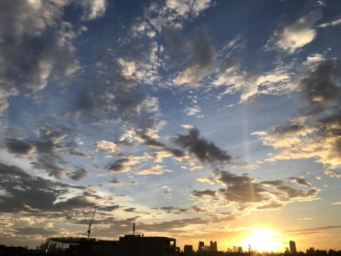 版権フリーの空と雲の写真素材