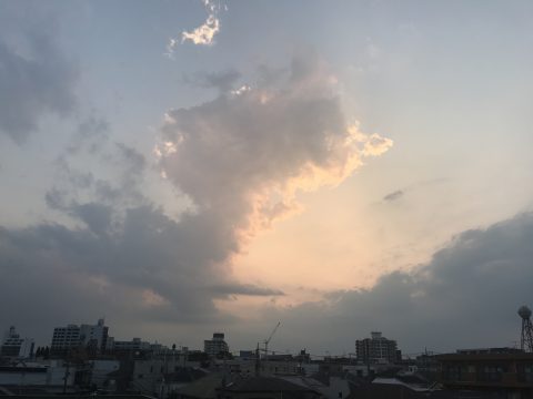 版権フリーの空と雲の写真素材