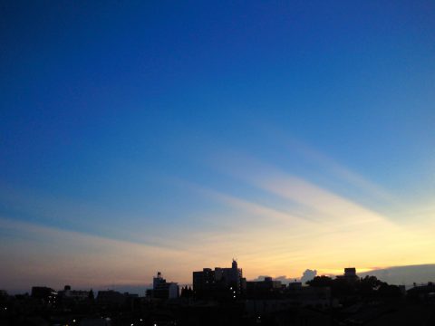 版権フリーの空と雲の写真素材