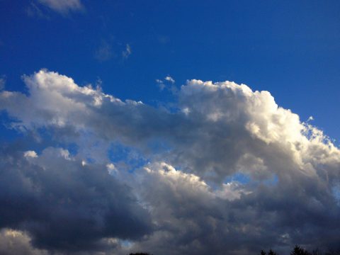 版権フリーの空と雲の写真素材