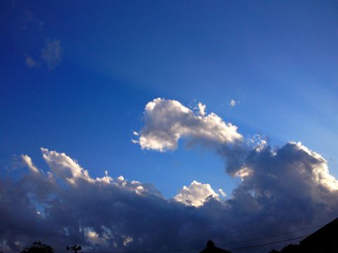 版権フリーの空と雲の写真素材