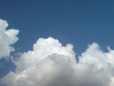 版権フリーの空と雲の写真素材