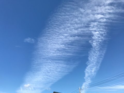 版権フリーの空と雲の写真素材