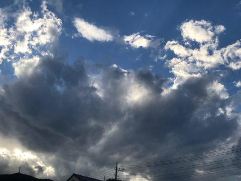 版権フリーの空と雲の写真素材