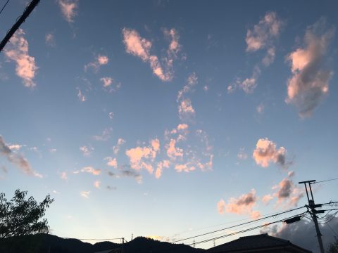 版権フリーの空と雲の写真素材