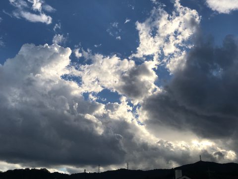 版権フリーの空と雲の写真素材