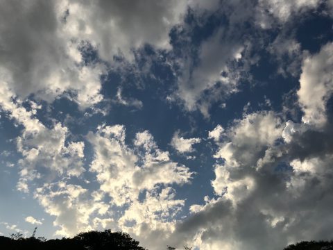 版権フリーの空と雲の写真素材