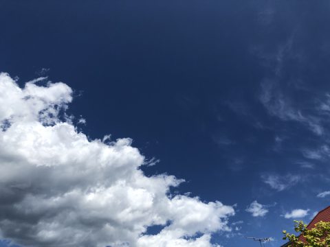 版権フリーの空と雲の写真素材