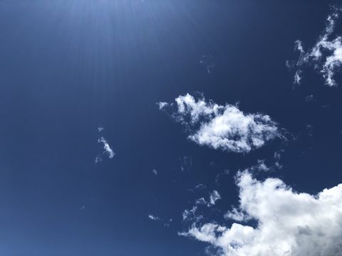 版権フリーの空と雲の写真素材