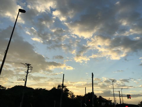 版権フリーの空と雲の写真素材