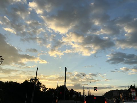 版権フリーの空と雲の写真素材