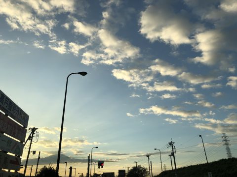 版権フリーの空と雲の写真素材