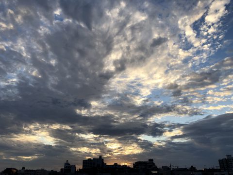 版権フリーの空と雲の写真素材