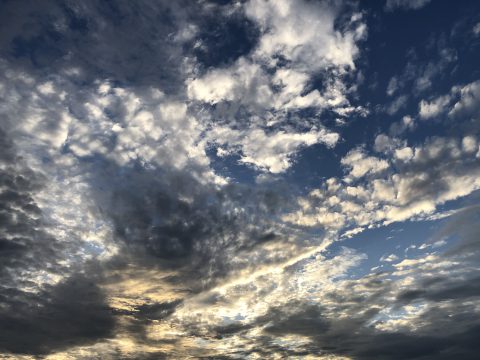 版権フリーの空と雲の写真素材