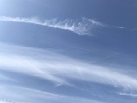 版権フリーの空と雲の写真素材