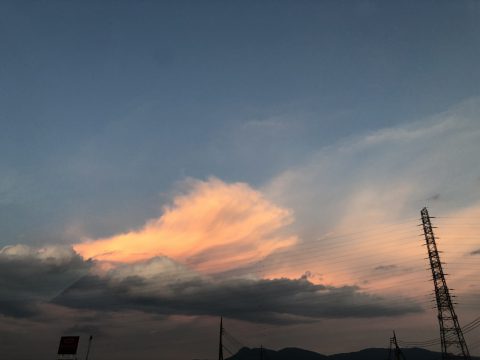 版権フリーの空と雲の写真素材