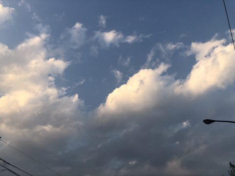 版権フリーの空と雲の写真素材