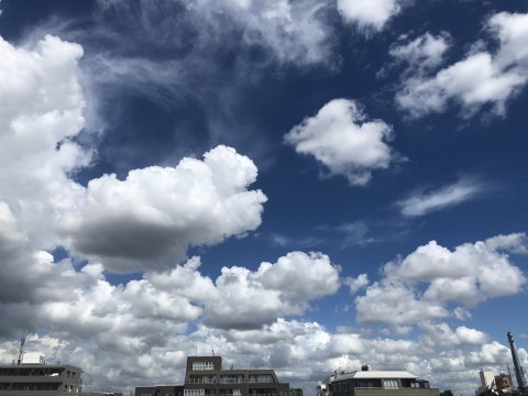 版権フリーの空と雲の写真素材