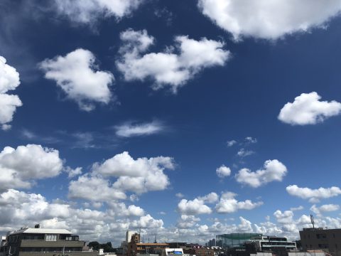 版権フリーの空と雲の写真素材