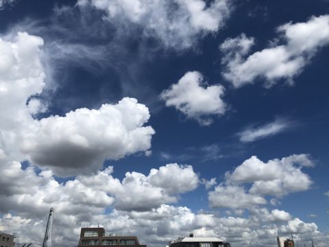 版権フリーの空と雲の写真素材