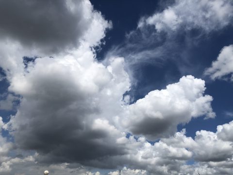 版権フリーの空と雲の写真素材