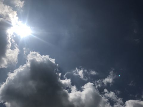 版権フリーの空と雲の写真素材