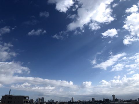 版権フリーの空と雲の写真素材