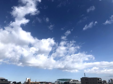 版権フリーの空と雲の写真素材