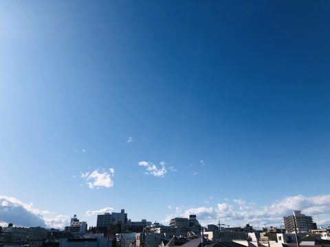 版権フリーの空と雲の写真素材