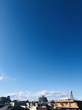 版権フリーの空と雲の写真素材