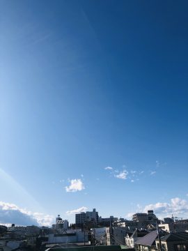 版権フリーの空と雲の写真素材