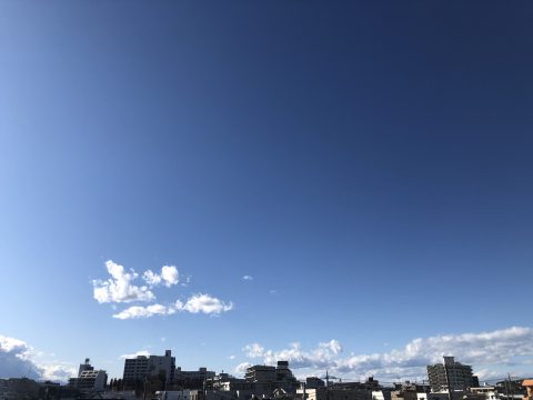 版権フリーの空と雲の写真素材