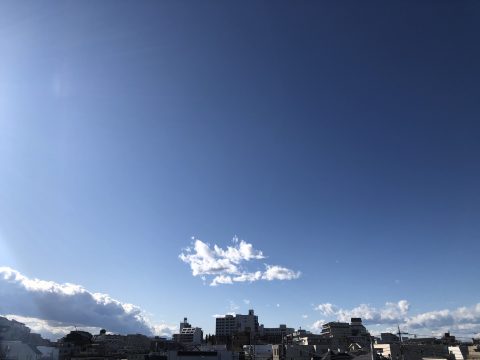 版権フリーの空と雲の写真素材