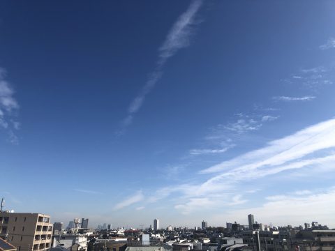 版権フリーの空と雲の写真素材