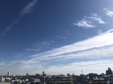 版権フリーの空と雲の写真素材