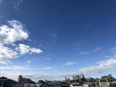 版権フリーの空と雲の写真素材